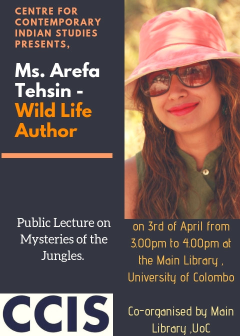 Public Lecture on Mysteries of the Jungle Public Lecture on Mysteries of the Jungle