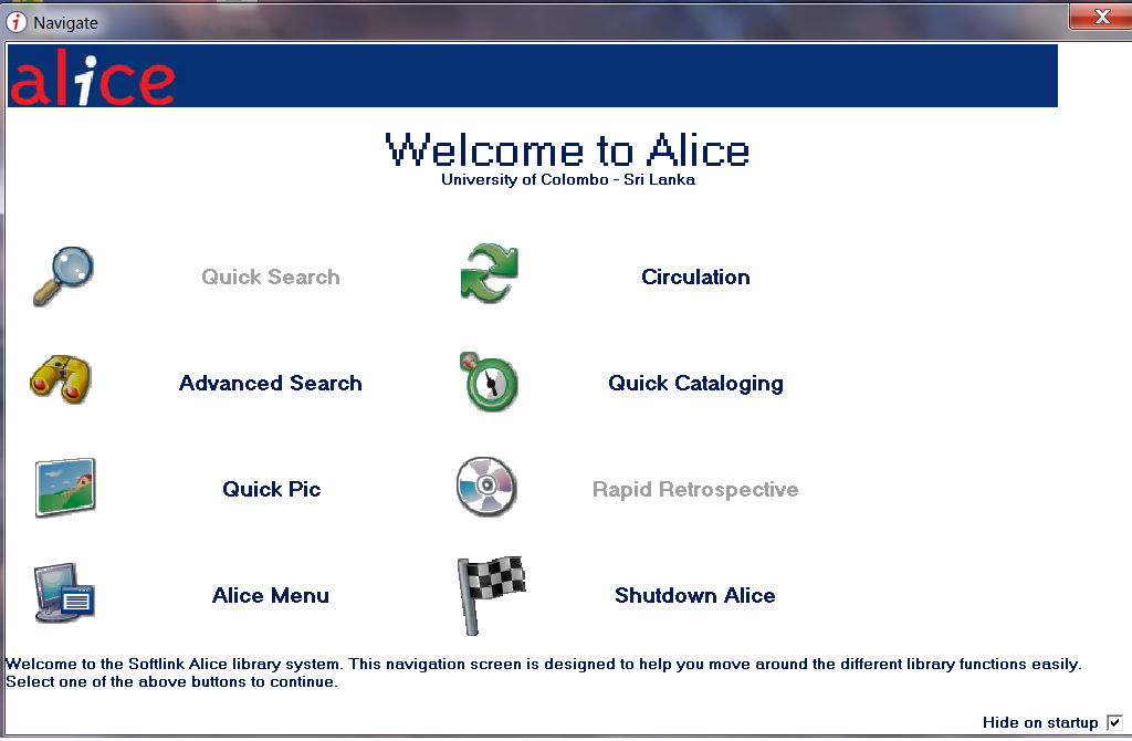 ALICE for Windows Training by Softlink Asia