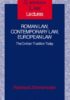 Roman Law, Contemporary Law, European Law: The Civilian Tradition Today