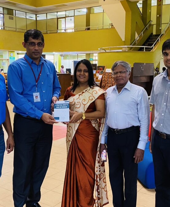 Donation of the First Publication by the Colombo University Press to the Library