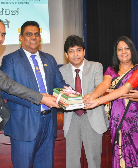 The Opening Ceremony of the Indian Corner of the Library, Faculty of Indigenous Medicine, University of Colombo