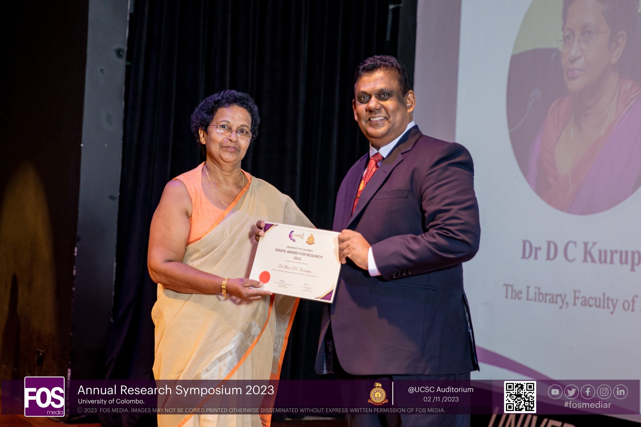 University of Colombo Senate Awards for Research Excellence
