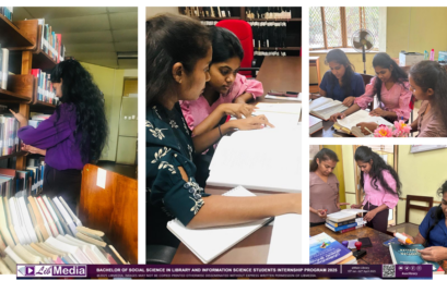 Internship Programme Conducted by the Library of the University of Colombo