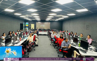 Training Session on Electronic Resources Available at the University of Colombo Library
