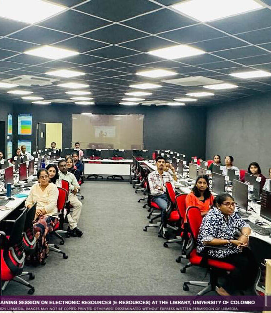 Training Session on Electronic Resources Available at the University of Colombo Library