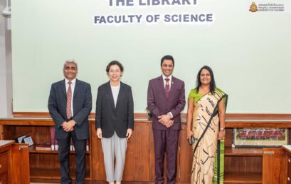 Her Excellency Ms. Miyon Lee, Ambassador of the Republic of Korea to Sri Lanka, Visits the Science Library