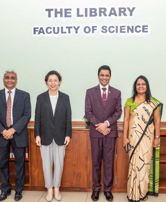 Her Excellency Ms. Miyon Lee, Ambassador of the Republic of Korea to Sri Lanka, Visits the Science Library