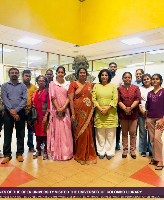 BALIS students of the Open University visited the University of Colombo Library