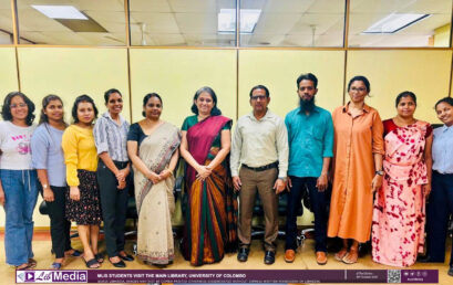 MLIS Students Visit the Main Library, University of Colombo