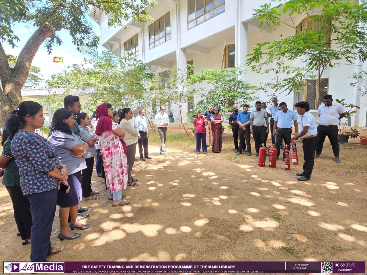 Fire Safety Training and Demonstration Programme Successfully Held at the Main Library