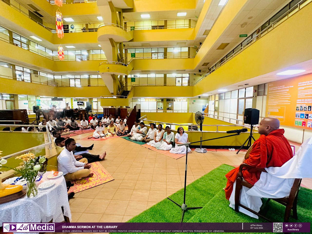 Dhamma Sermon Held at the Main Library, University of Colombo Dhamma Sermon Held at the Main Library, University of Colombo