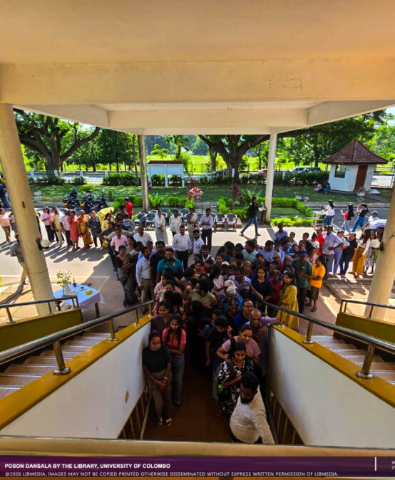Poson Dansala by the Library, University of Colombo